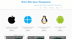 Desktop Screenshot of diskspacemanagement.com